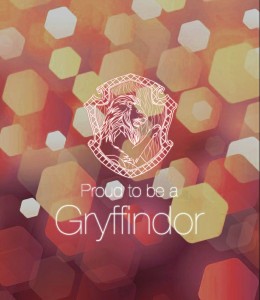 proud to be a gryffindor
